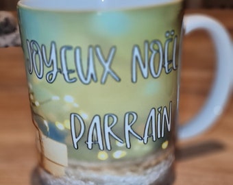 Mug noêl parrain / Marraine