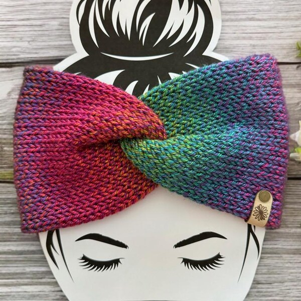 Crochet Ear Warmer / Crochet Headband / Womens Winter Headwear / Winter