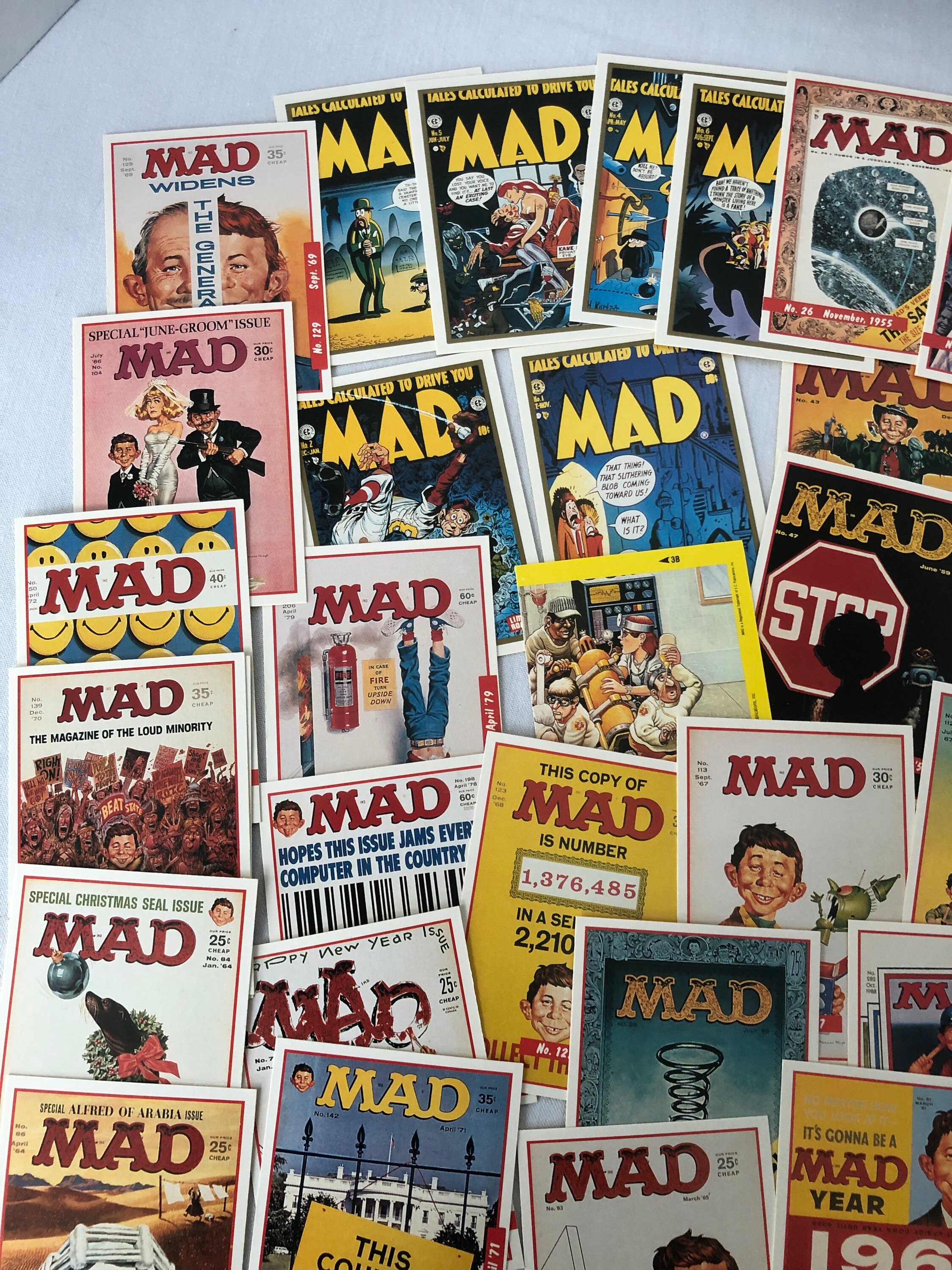 Vintage 1992 The Worst From MAD Trading Cards Set of 56 Etsy