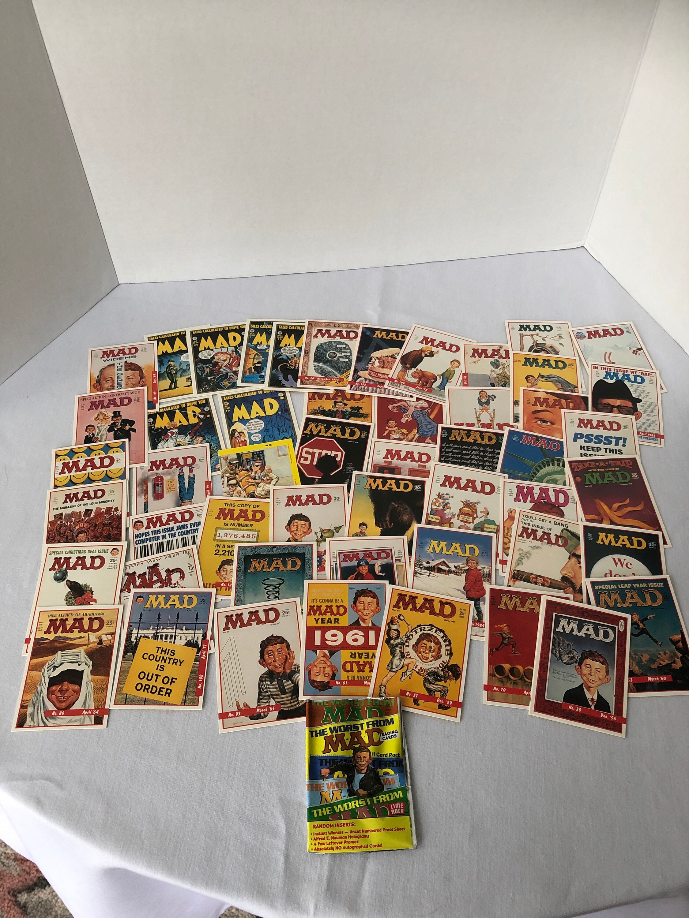 Vintage 1992 The Worst From MAD Trading Cards Set of 56 Etsy