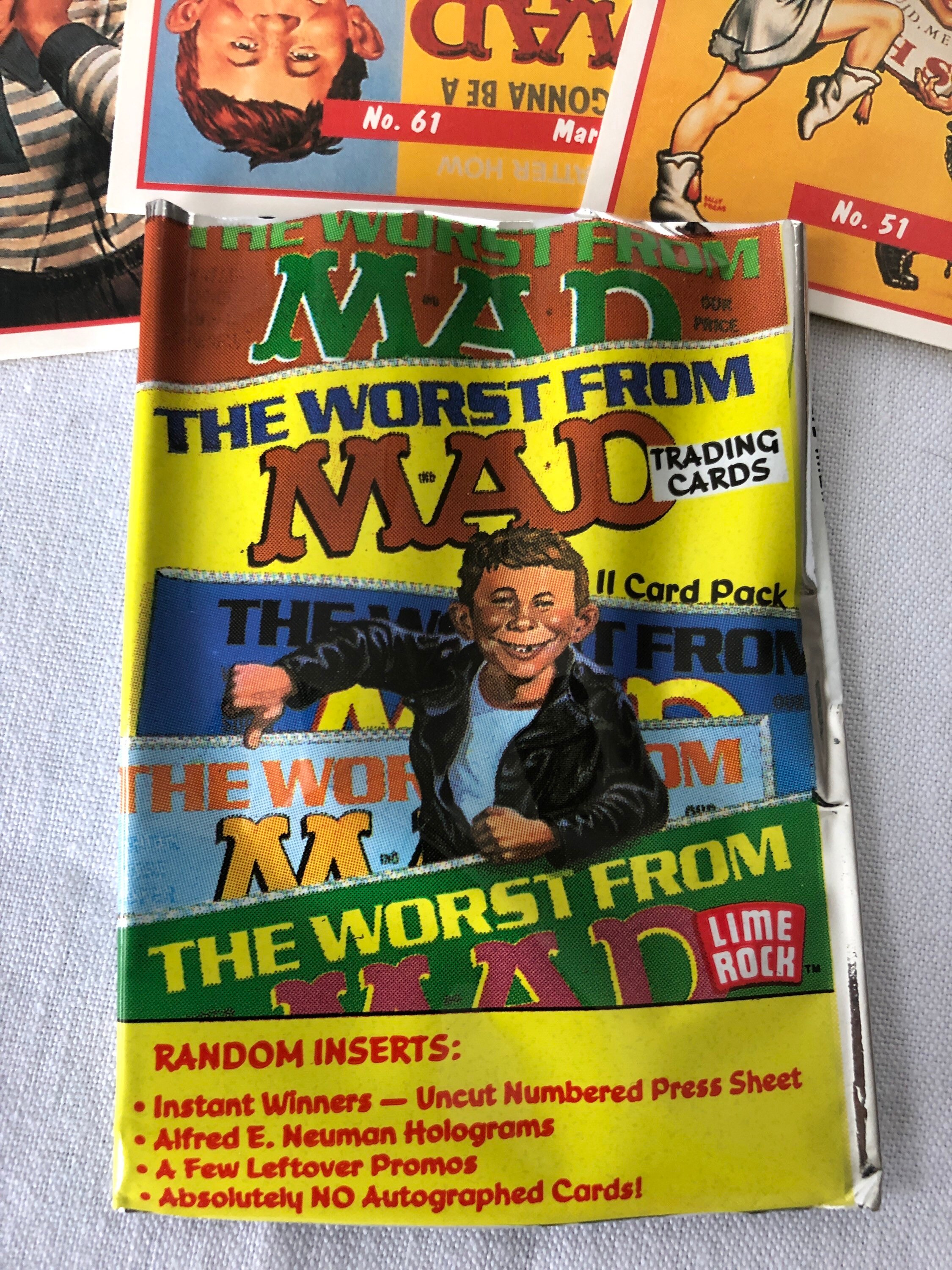 Vintage 1992 The Worst From MAD Trading Cards Set of 56 Etsy