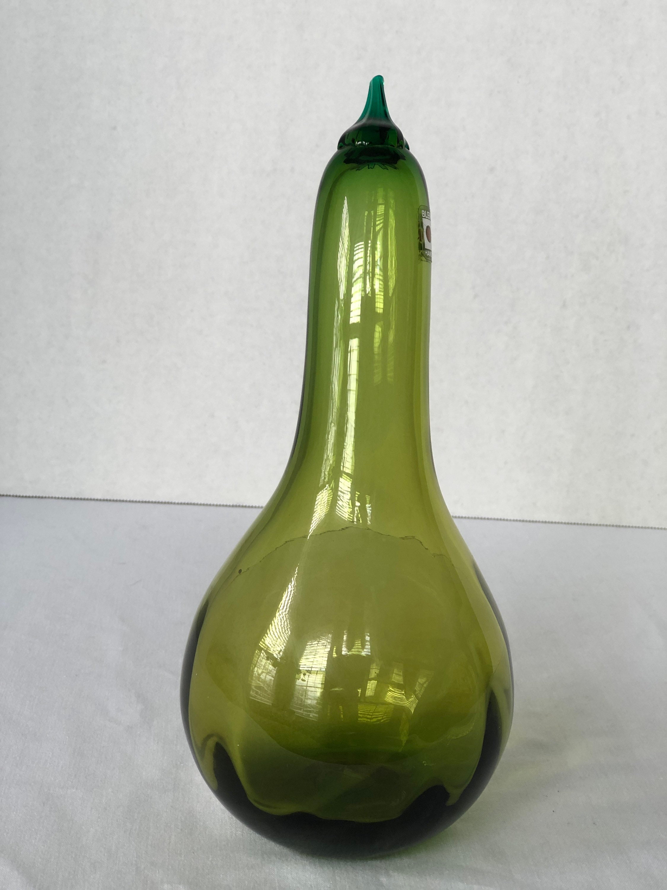 Vintage Blenko Glass Squash 9354 Etsy
