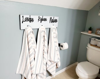 This Is The Kids Bathroom Hand Towel- Childrens Restroom Decor