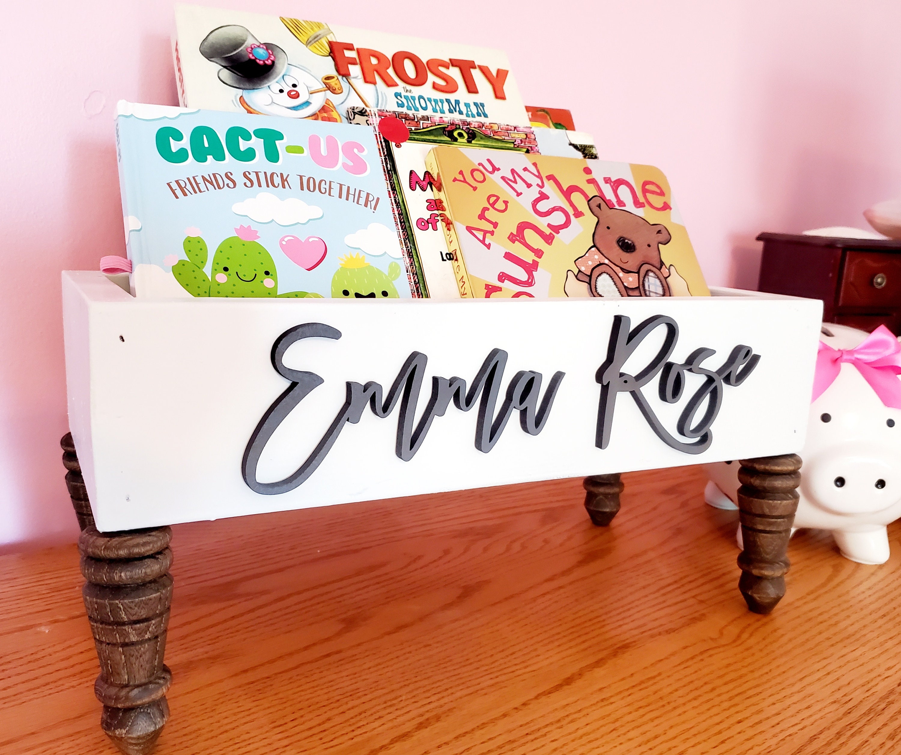 Personalized 3d Book Storage Box Book Box Book Storage Etsy