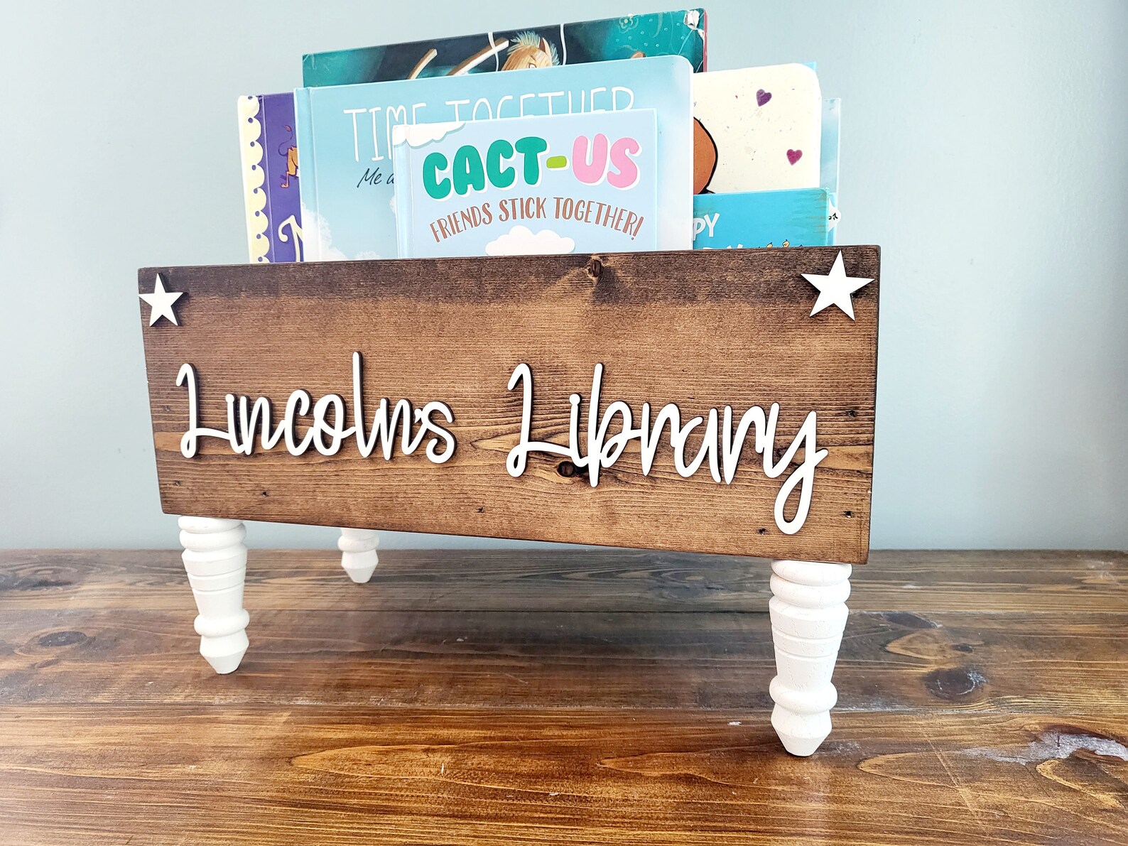 Personalized 3d Book Library Box Book Box Book Storage Etsy