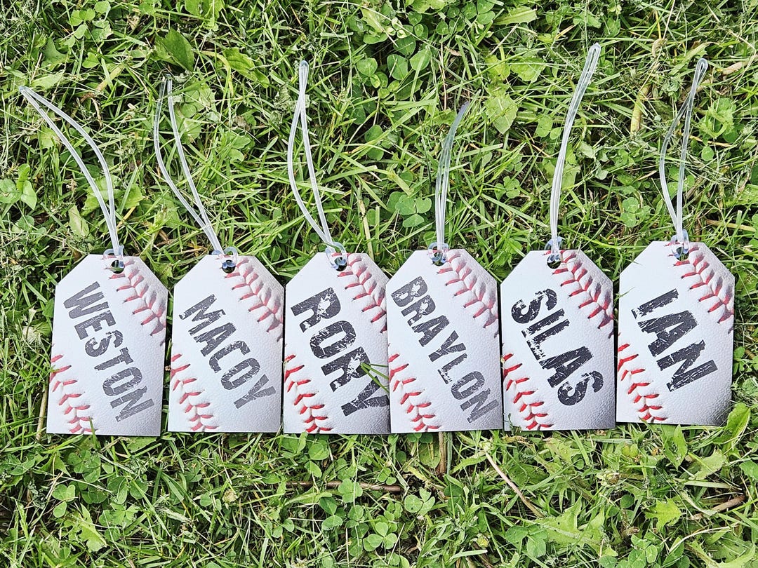 Baseball Bat Bag Name Tag | Personalized Sports Bag Tag | Custom ...