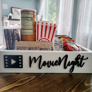 3D Movie Night box - Movie box - Candy station - Candy Bar - Movies - Camping food box - Outdoor Food Tray