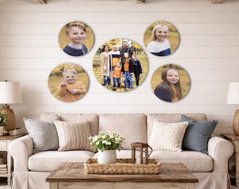 Custom Wood Photo, Round Picture Printed on Wood, Picture or Photo Printed on Wood, Wood Photo Print, Custom Wood Sign, Image on Wood