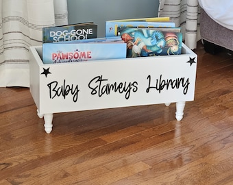 3D Child book Storage, library, baby Shower Gift, baby boy gift, baby girl gift, Book Organizer, child bookcase, teacher gift, Kids gift