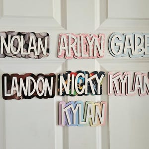 Kids Door Sign | Name Sign For Door | Nursery Door Sign | Kids Room Sign | Playroom sign | Nursery sign