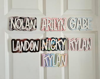 Kids Door Sign | Name Sign For Door | Nursery Door Sign | Kids Room Sign | Playroom sign | Nursery sign