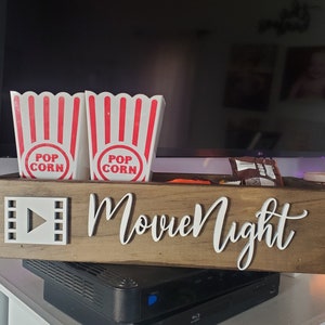 3D Movie Night box - Movie box - Candy station - Candy Bar - Movies - Camping food box - Outdoor Food Tray