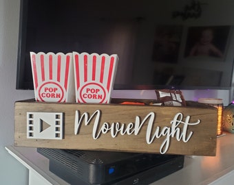 3D Movie Night box - Movie box - Candy station - Candy Bar - Movies - Camping food box - Outdoor Food Tray