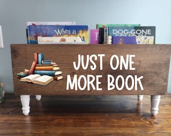 Bookcase, Bookshelf for kids, Storage for Toys, Bookbox for baby shower, Toddler Bookcase, Kids Book Storage, Wooden Book Box