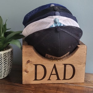 Wooden Hat Holder, Wood Hat Box, Baseball Hat Holder, Hat Organizer ...