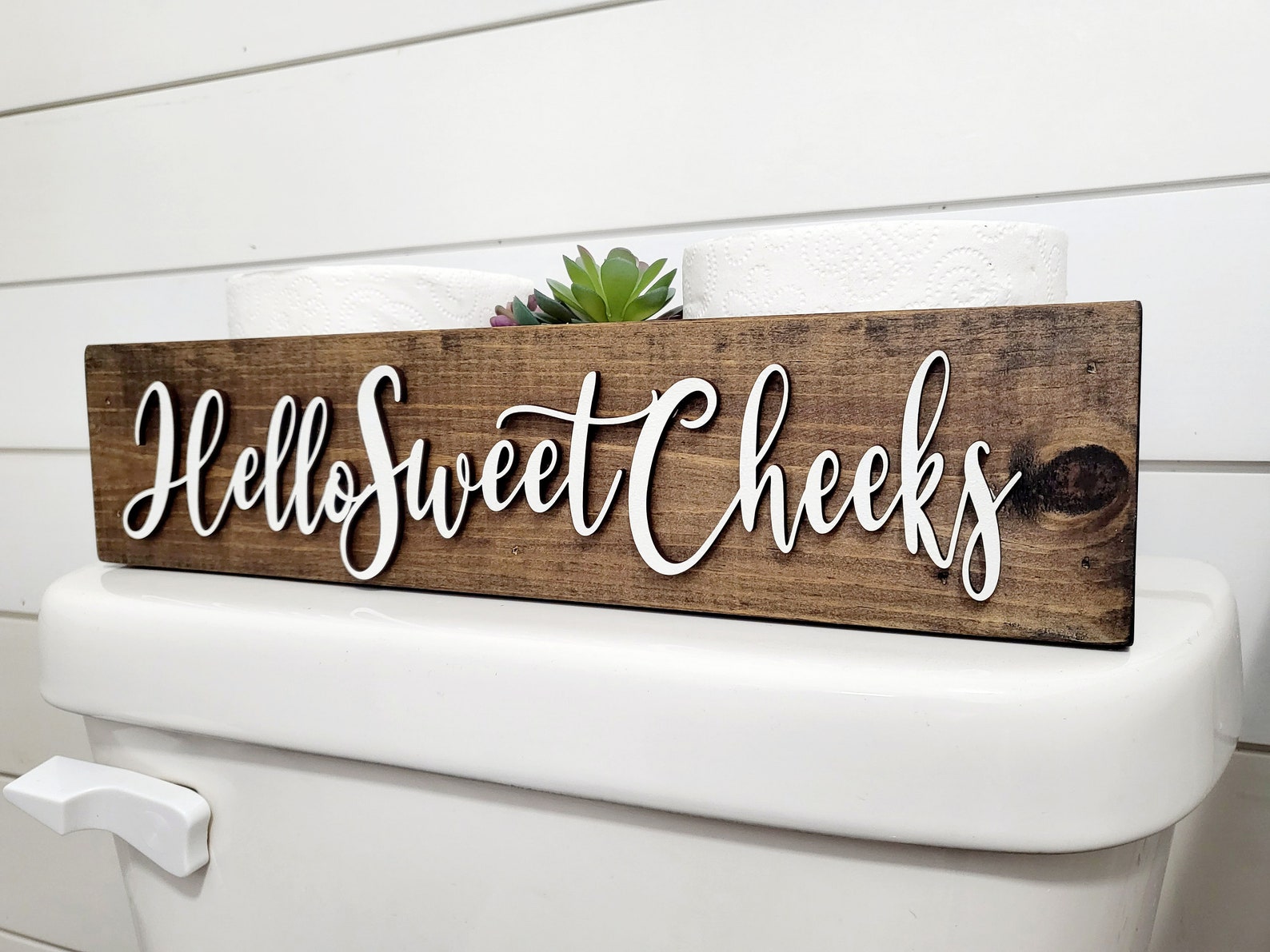 3D Hello Sweet Cheeks Box for Toilet Toilet Paper Holder Etsy