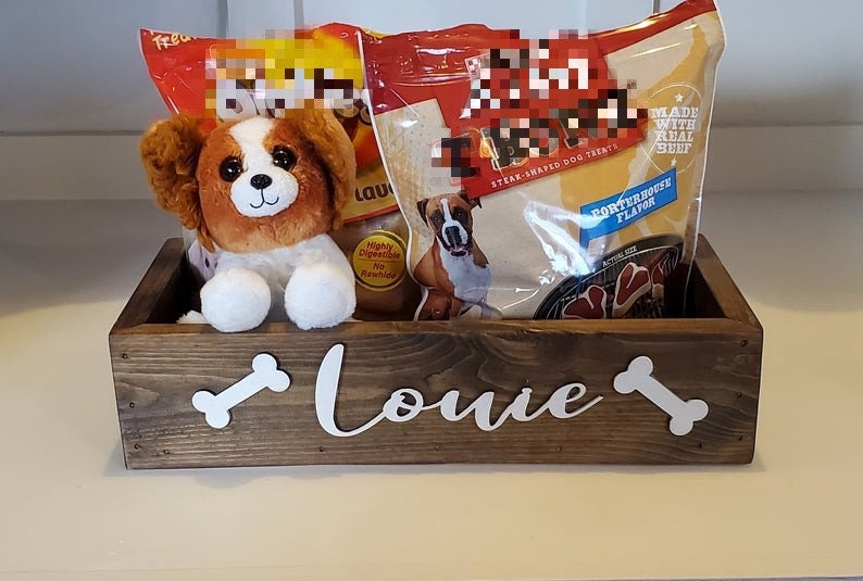 3D Personalized pet toys box pet treat box pet treat Etsy
