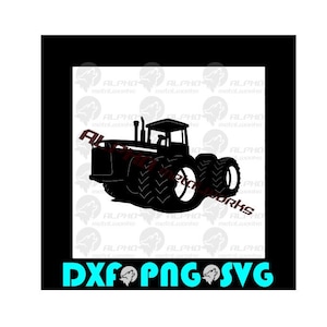 John Deere 9400 DXF and SVG Files, John Deere four wheel drive Svg- Dxf, Laser CNC Plasma Waterjet, John Deere tractor silhouette