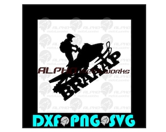 SVG de moto de nieve, archivo de corte de moto de nieve, Ski-doo braaap, DXF de moto de nieve