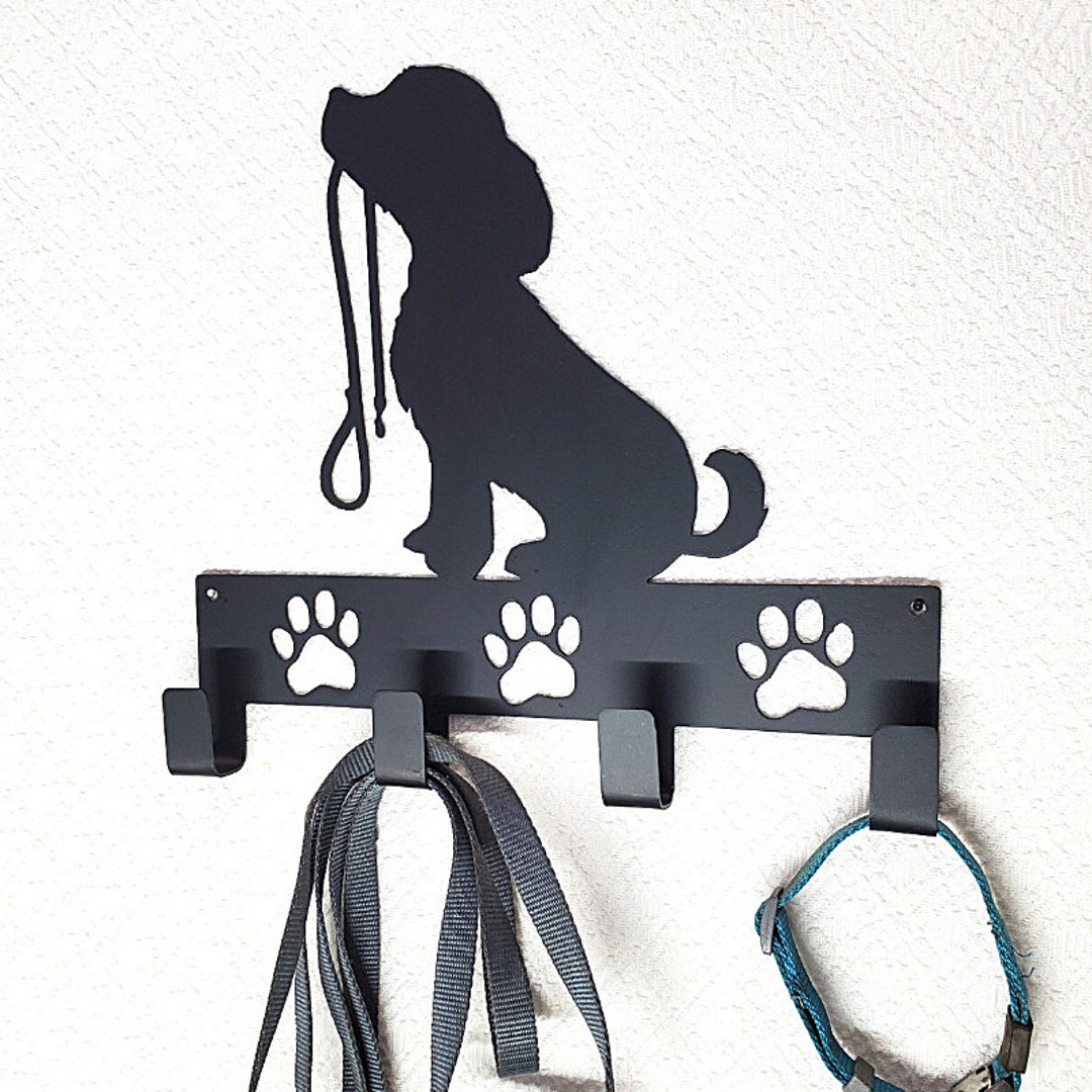 Dog Décor Leash Hook Leash and Collar Organization Dog Lover Etsy