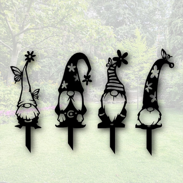 Tuinkabouters, metaaltuinkunst, bloemperkkabouters, tuinkabouters,
