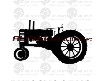 John Deere Modelo A SVG, John Deere Modelo A DXF, John Deere Modelo A Clip Art, Tractor John Deere antiguo, clipart de tractor antiguo