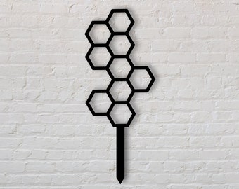 Honeycomb Plant Trellis, metal plant support, 12 inch, plant accessory