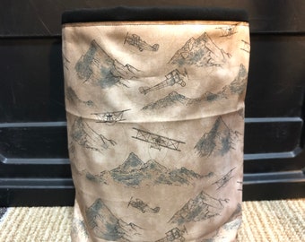 Planes - Fabric Trash Bag