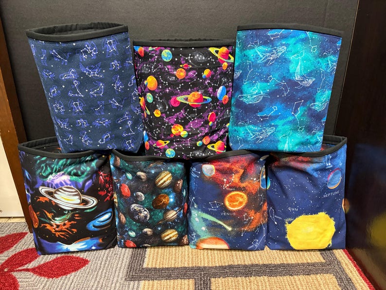 Planets & Constellations - Fabric Trash Bag - Etsy