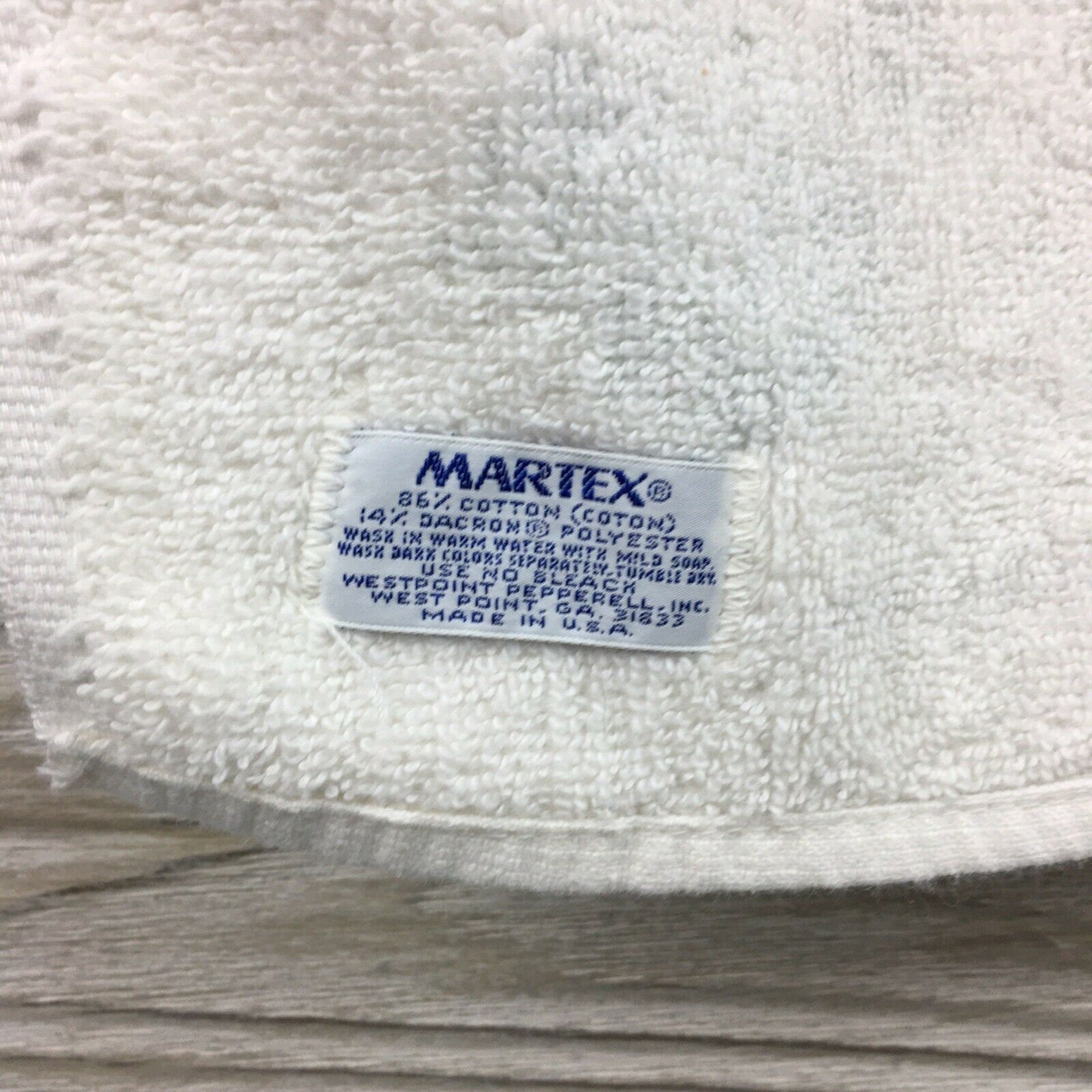 Vintage Martex Floral Hand Towel 16 x 26.5 Mid Century Etsy