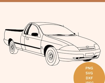 Au ford falcon svg ford falcon ute png au falcon ute falcon au dxf au ford falcon laser file ford svg file ford falcon line art ford drawing