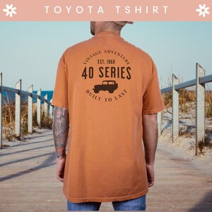 Retro FJ40 Land Cruiser Classic OffRoad Adventure Tee Vintage Cruiser Enthusiast Shirt  Retro 4x4 Land Cruiser Dad Vintage Land Cruiser