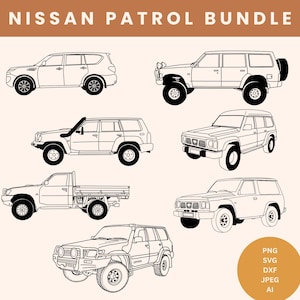 Nissan SVG bundle nissan patrol PNG patrol 4x4 vector bundle nissan patrol laser nissan cut file patrol 4wd nissan patrol SVG