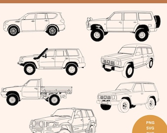 Nissan SVG bundle nissan patrol PNG patrol 4x4 vector bundle nissan patrol laser nissan cut file patrol 4wd nissan patrol SVG