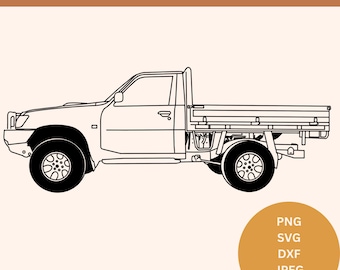 GU Nissan Patrol ute SVG gu ute png download nissan patrol ute dxf gu ute SVG file instant download gu ute patrol vector graphic gu clipart
