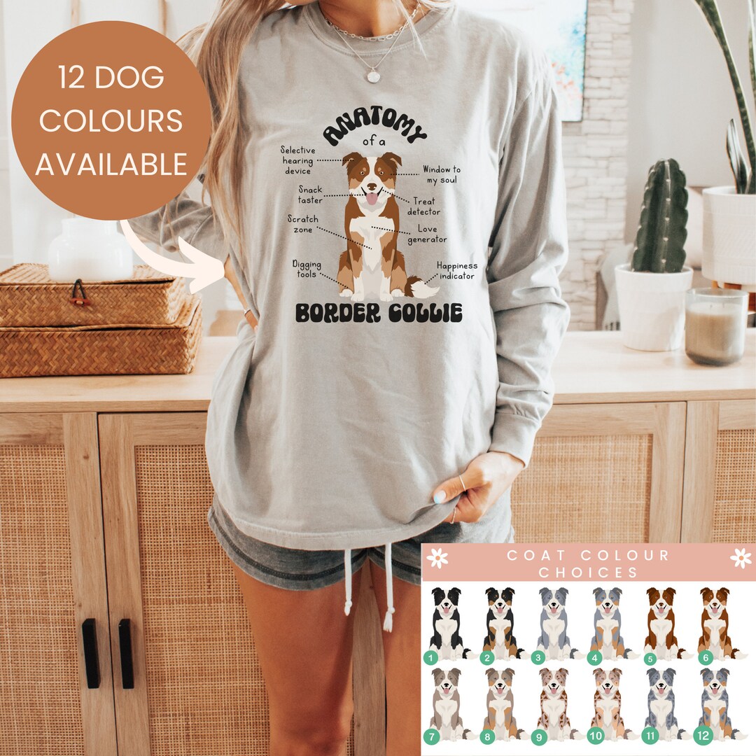 Border Collie Sweater Crewneck Border Collie Mom Pullover Border Collie