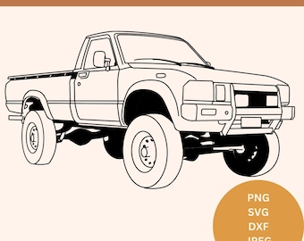 Toyota Tacoma svg toyota hilux png single cab hilux dxf 2 door tacoma laser file toyota cut file hilux laser file for toyota crafts svg file
