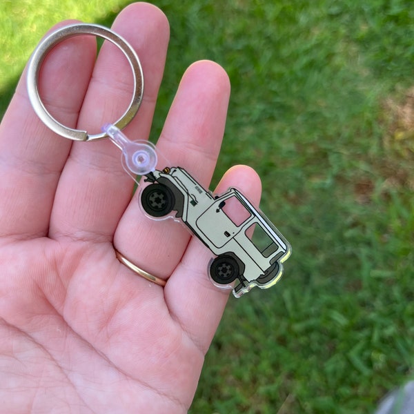 FJ40 Keyring Land cruiser gift Toyota Land Cruiser 40 series keyring FJ40 owner gift FJ40 lover gift Toyota lover gift for dad 40 series