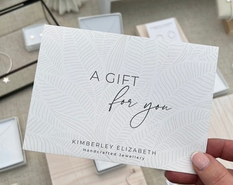 Gift Voucher, Jewellery