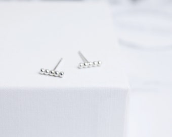 Beaded Bar Studs