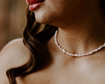 Freshwater Pearl Necklace, Handmade