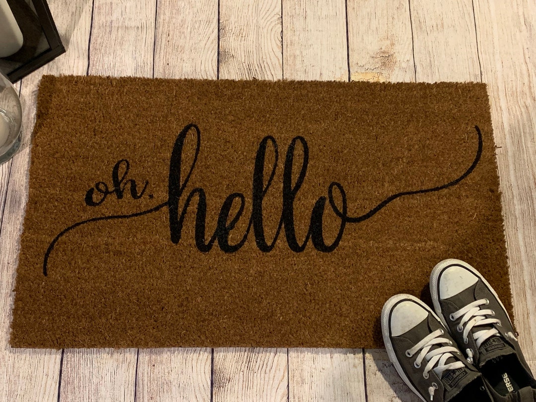 Oh Hello Mat Etsy
