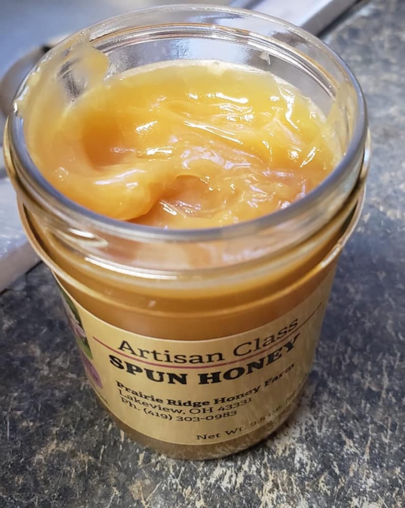 Ohio Natural Spun Honey 12 Oz. Jar creamed Whipped Etsy