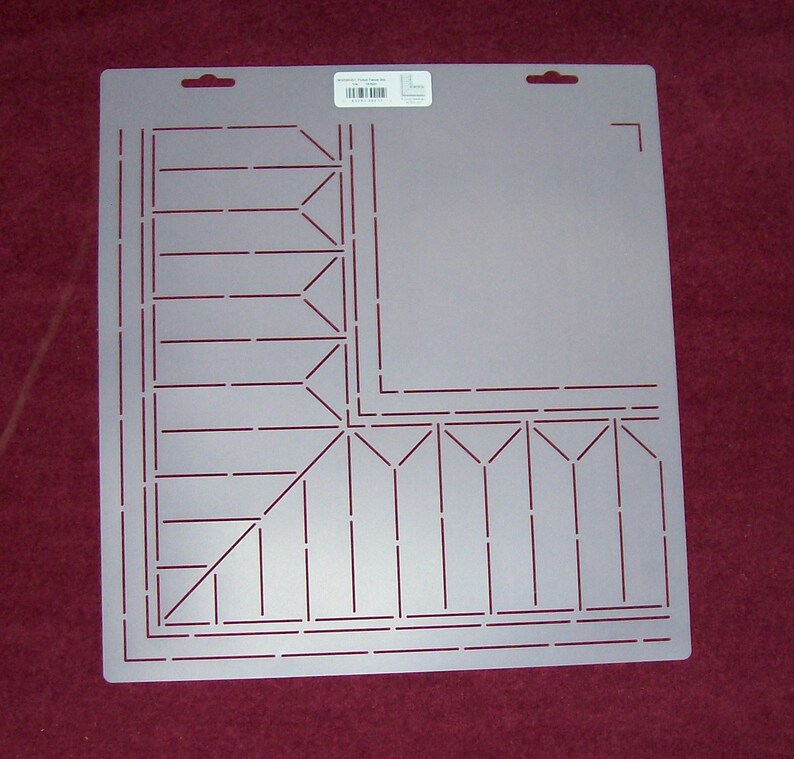5.75 Picket Fence Border & Corner Quilt Stencil NH2000B1 Etsy