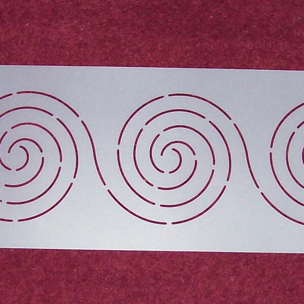 3.5" Circles of Life Border Quilt Stencil (UEW584)