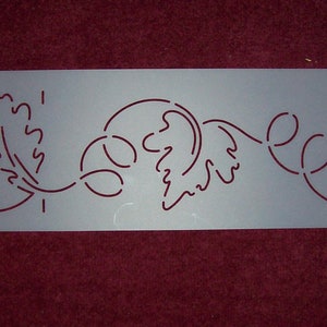 3" My Favorite Leaves  Quilt Stencil ( QC# GT-JA14)