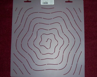 11" Super Wobble Quilt Stencil (QC# DAY109)