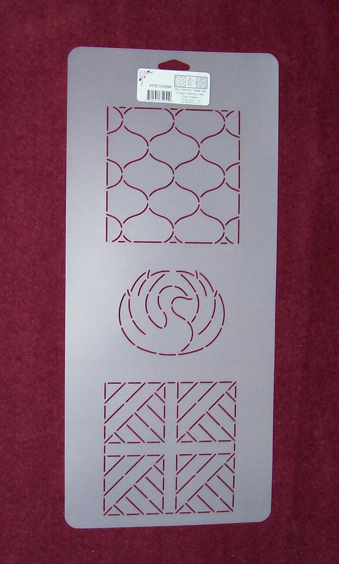 Acrylic Stencil for Sashiko Stencil Quilting Stencil 