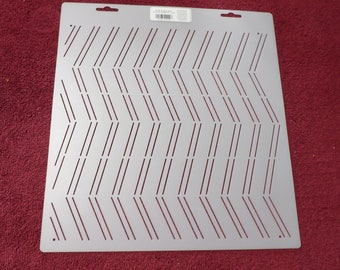 3/4" Pinstripe Ziggie Background Quilt Stencil (QC# DAY99)