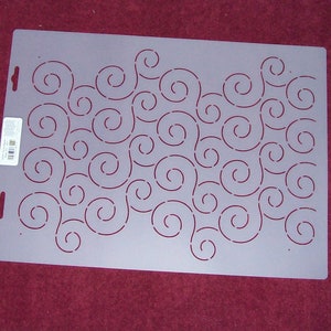 3.5" Twine Overall Stipple Quilt Stencil (QC# HA302)